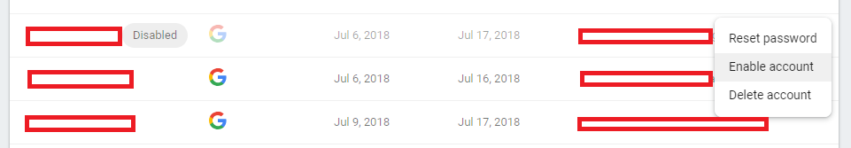 Enabling an Account alt text
